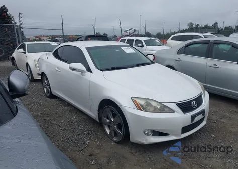 2010 Lexus Is 250C из США, поврежденный, VIN JTHFF2C25A2504405